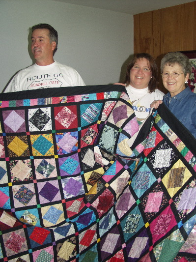 Mom's quilt- a work of art!