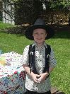 Tyler and his hat